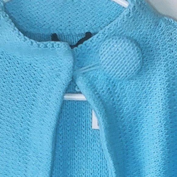 BeBe Blue Cardigan - Size Medium - Picture 5 of 6